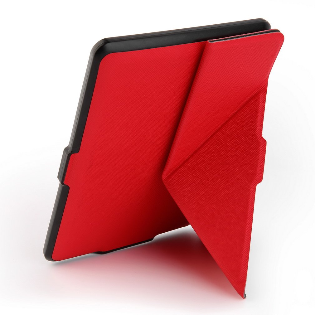 Tsing Funda Kindle Paperwhite  Nuevo Kindle Cierre Magnético Ligera Delgada Rojo