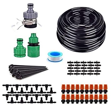 Diy Crafts 15 Meter Patio Plant Watering System Kit 4 7 Tube Drip
