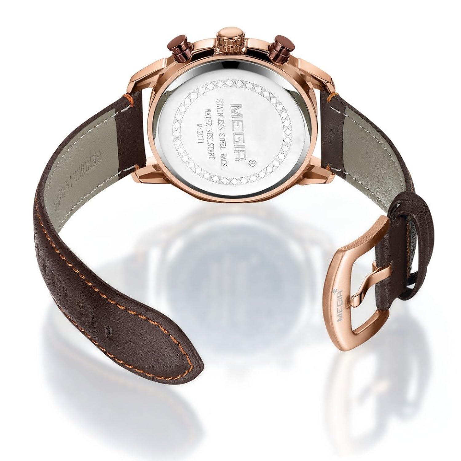 最高の 45mm Hands メンズ時計アナログクォーツ腕時計防水クロノグラフ自動日付ソフトレザーストラップluminous Rose Black B07ddj4lmmrose Black メンズ腕時計 Jurnal Ulb Ac Id