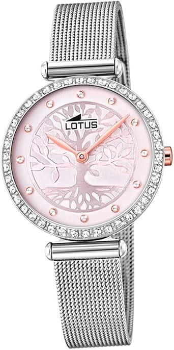 Lotus Reloj Analógico para Mujer de Cuarzo con Correa en Acero Inoxidable 18709/2