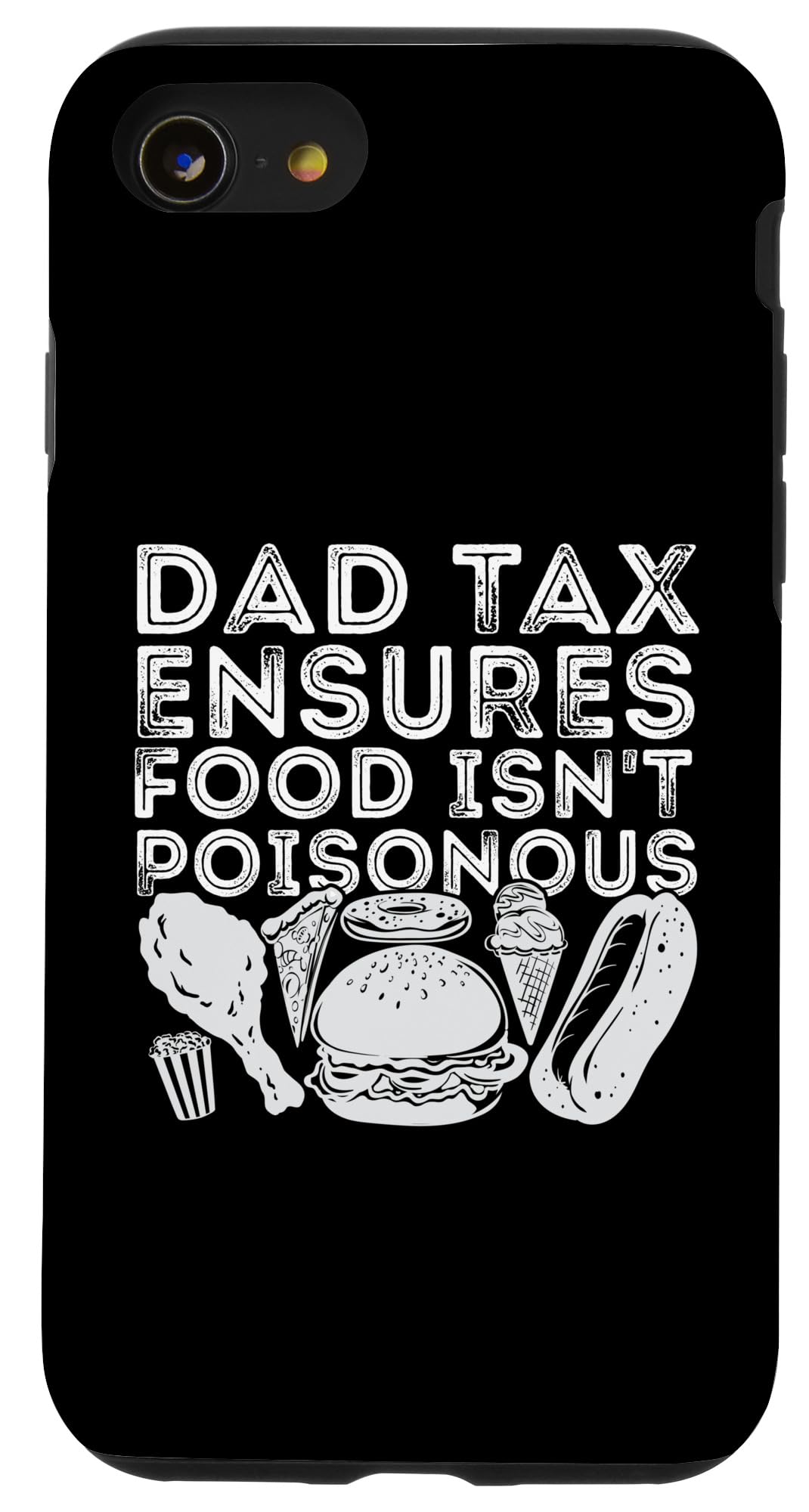 iPhone SE (2020) / 7 / 8 Dad Tax Making Sure It's Not Poison, funny retro Daddy Tax Case