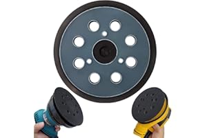 5 Inch Hook & Loop Sander Pad Replacement for DeWalt, Makita, Porter Cable Random Orbital Sander - Replacement Pad for DW421/