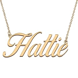 HUAN XUN Customized Custom Simple Any Name Necklace