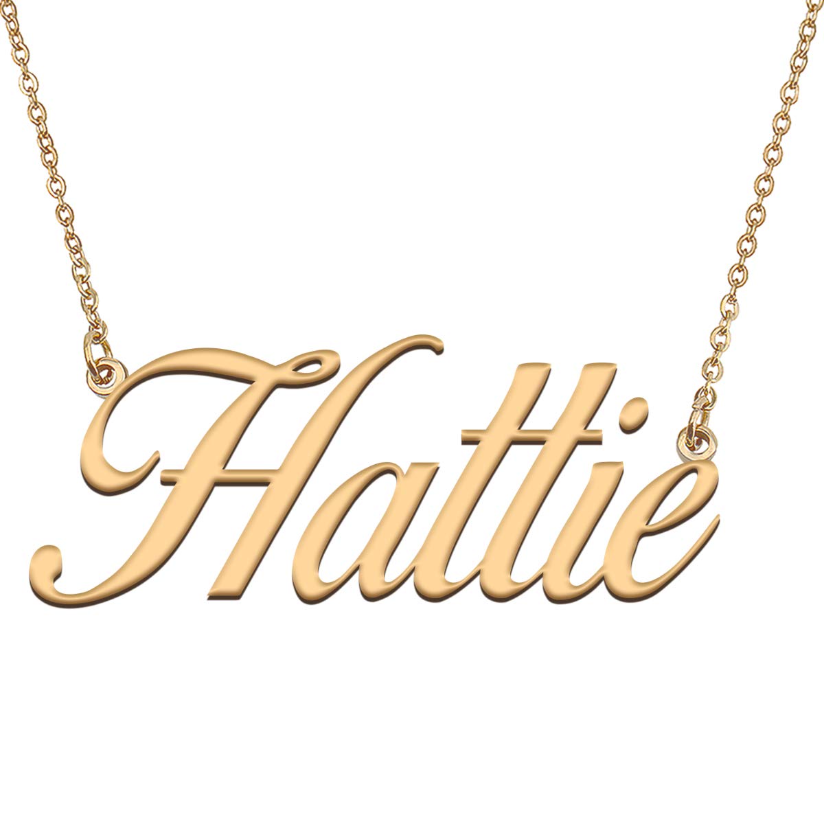 HUAN XUN Customized Custom Simple Any Name Necklace