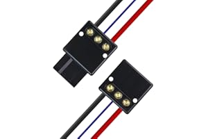 BRIGHTFUN Quick Disconnect Plug,Radio Wiring Harnesses for Car Amps & Powered Subwoofers,Compatible with 4 AWG & 8 AWG Cables, Quick Release Power Connector for Amplifiers and Active Bass Enclosures