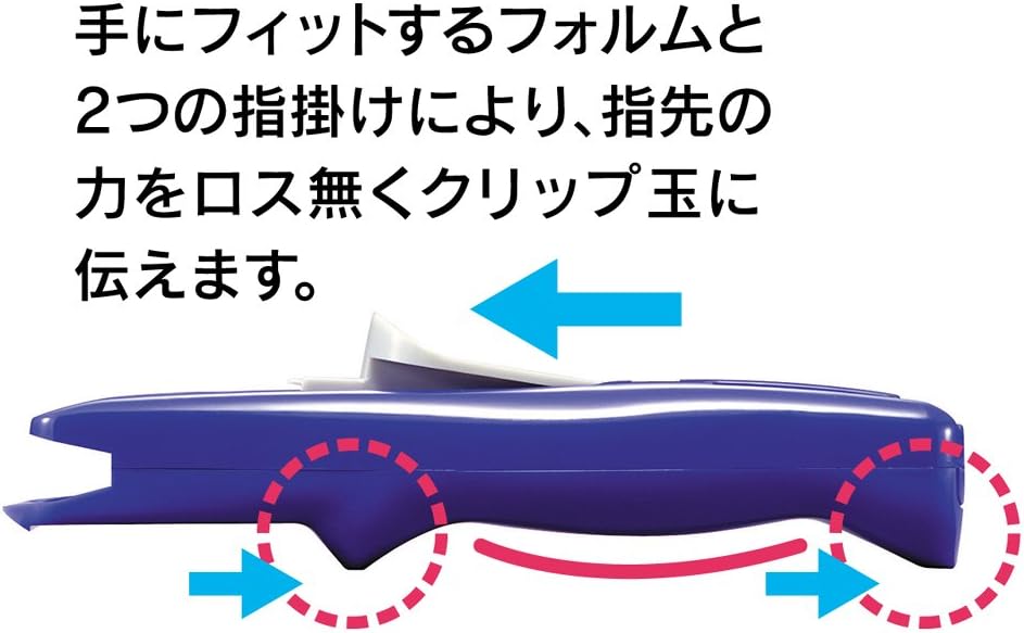 Amazon マックス クリップ デュアルクリップ とめ枚数最大55枚 ブルー Hk 55d B 文房具 オフィス用品 文房具 オフィス用品