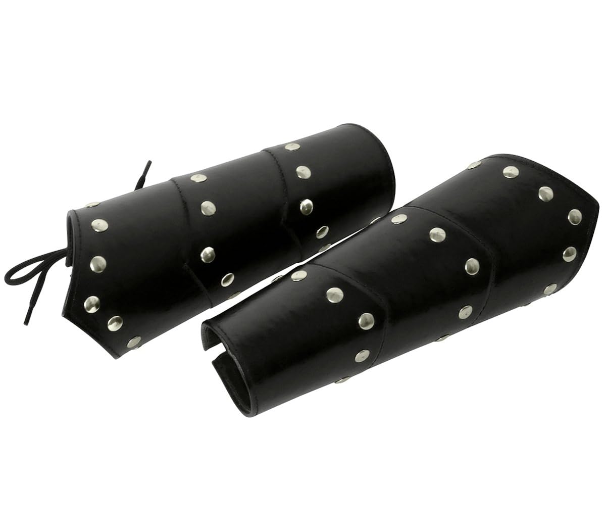 Armor Venue Set of Faux Leather Arm Guards Black One