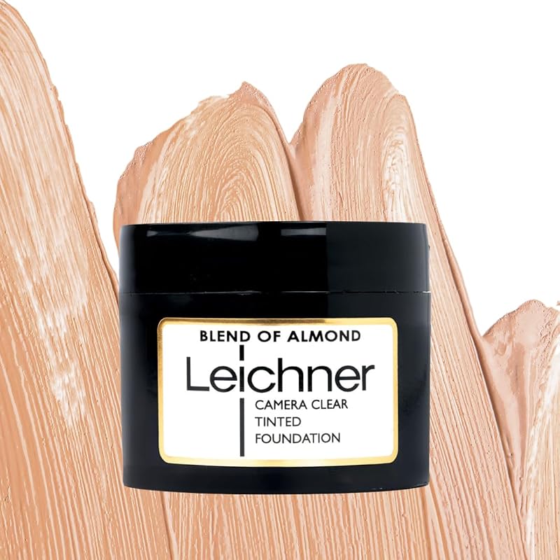 Leichner Camera Clear Tinted Face Make Up Foundation Almond 30ml New