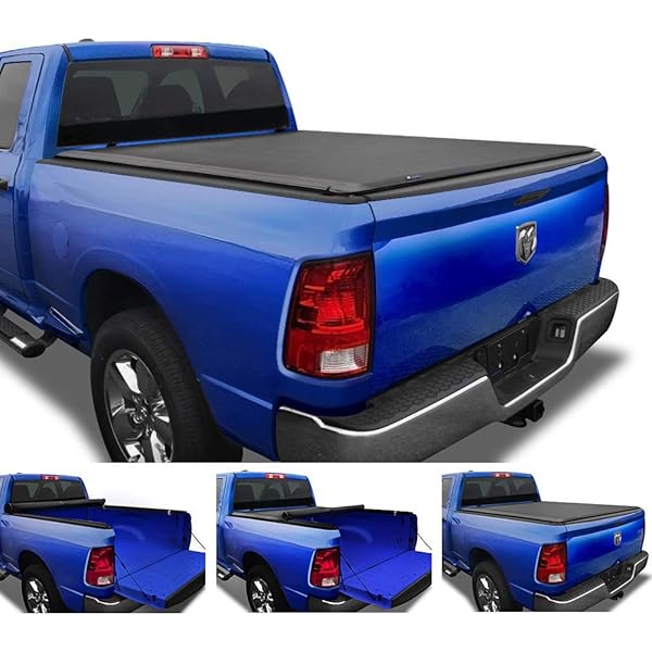 Amazon Com Tyger Auto T3 Soft Tri Fold Truck Bed Tonneau Cover For 2009 2018 Dodge Ram 1500 2019 2020 1500 Classic Fleetside 5 7 Bed Without Rambox Tg Bc3d1015 Black Automotive
