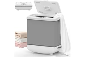 advwin Drying Towel Warmer, 35L Foldable Hot Towel Warmers for Bathroom, Heating & Drying Modes, Auto Shut Off, LED Screen, Portable Towel Heater for Spa, Bathrobe, Blanket, Pajama