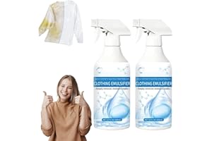 Clothing Emulsifier Stain Remover,300ml Non Ionic Emulsifier Clothing Cleaner,Powerful Clean Shop Clothing Emulsifier,for Gre