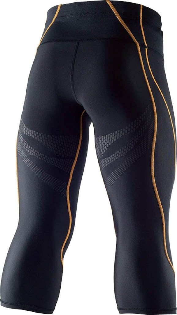 Amazon Co Jp ミズノ Mizuno Bg 8000 バイオギア タイツ セミロング メンズ A60bp277 98 ブラック オレンジ L 服 ファッション小物