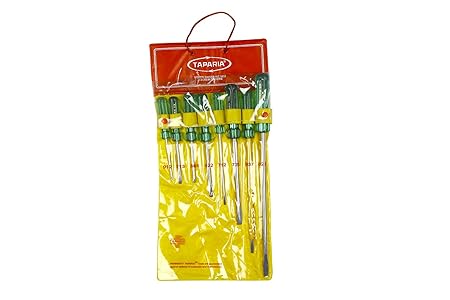 Taparia 1013 8-Pieces Hanging Pouch Screw Driver Kit