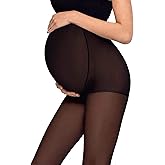 Conte Opaque Silky Touch Maternity Tights with Support Shorts, Mommy 40 Den