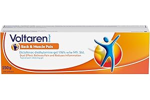 Voltaren Emulgel, Back & Muscle Pain, topical pain gel, 150g