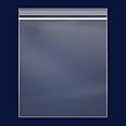 iMailer - 100 Count - 14" x 20" Large Zip Plastic Poly Bags - Clear Reclosable 2 Mil Zipper Bags- 2 Gallon Zip Bags for Clothing, T-Shirts, Pants