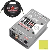Radial Engineering Trim-Two Passive Stereo Direct Box w/Level Control | Eliminate Hum and Buzz, Passive Design, Studio &amp; Stage Audio Gear, For Recording &amp; Live Use