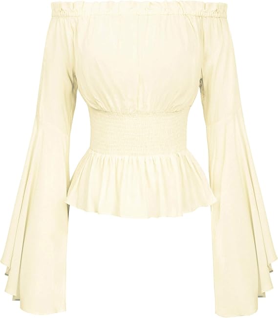 Damen Gothic Shrug Schwarz - Spitze Glockenärmel, Durchsichtiger Crop Top