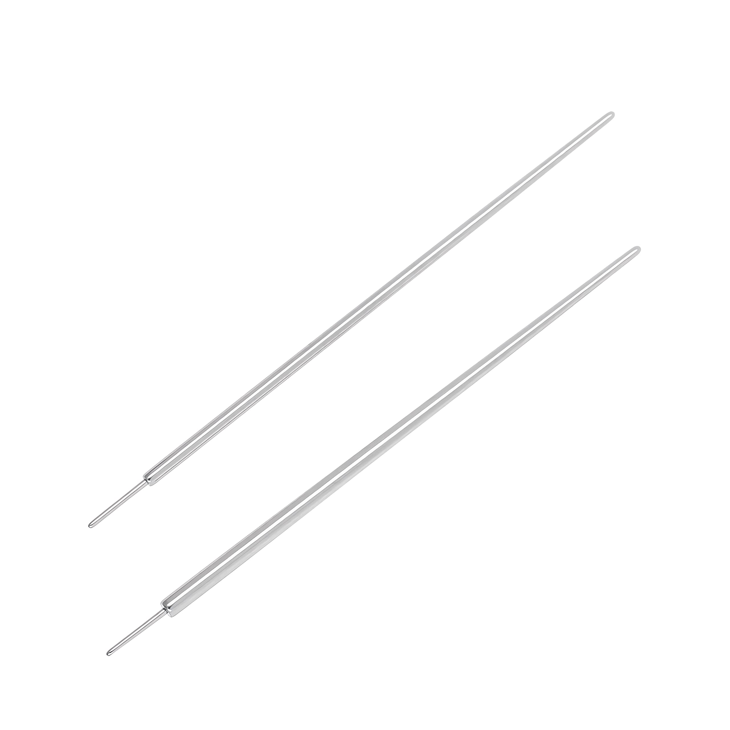NewkeepsR 2PCS-14G/16G Implant Grade Titanium Pin Insertion Taper for Threadless Labret Bar(1.6mm/1.2mm)