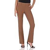 Rekucci Women's Ease into Comfort Classic Bootcut Pant w/Tummy Control