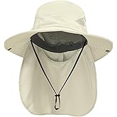 NPQQUAN Sun Hats for Men Women UPF 50+ UV Protection Wide Brim Bucket Hat Safari Hiking Fishing Hats
