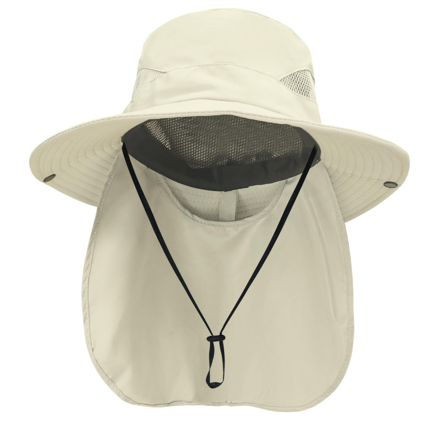 NPQQUAN Sun Hats for Men Women with Neck Flap UPF