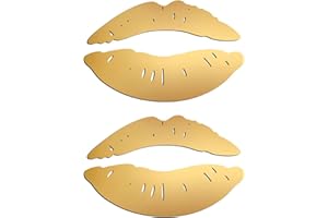 3D Kiss Lip Mirror Wall Sticker DIY Modern Art Mural Decal Home Room Decor Environmental-Friendly Durable Easy to Paste and