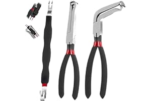 3PCS Electrical Disconnect Pliers, Automotive Electrical Terminal Connector Separator Removal Tool，Electrical Disconnect Plie