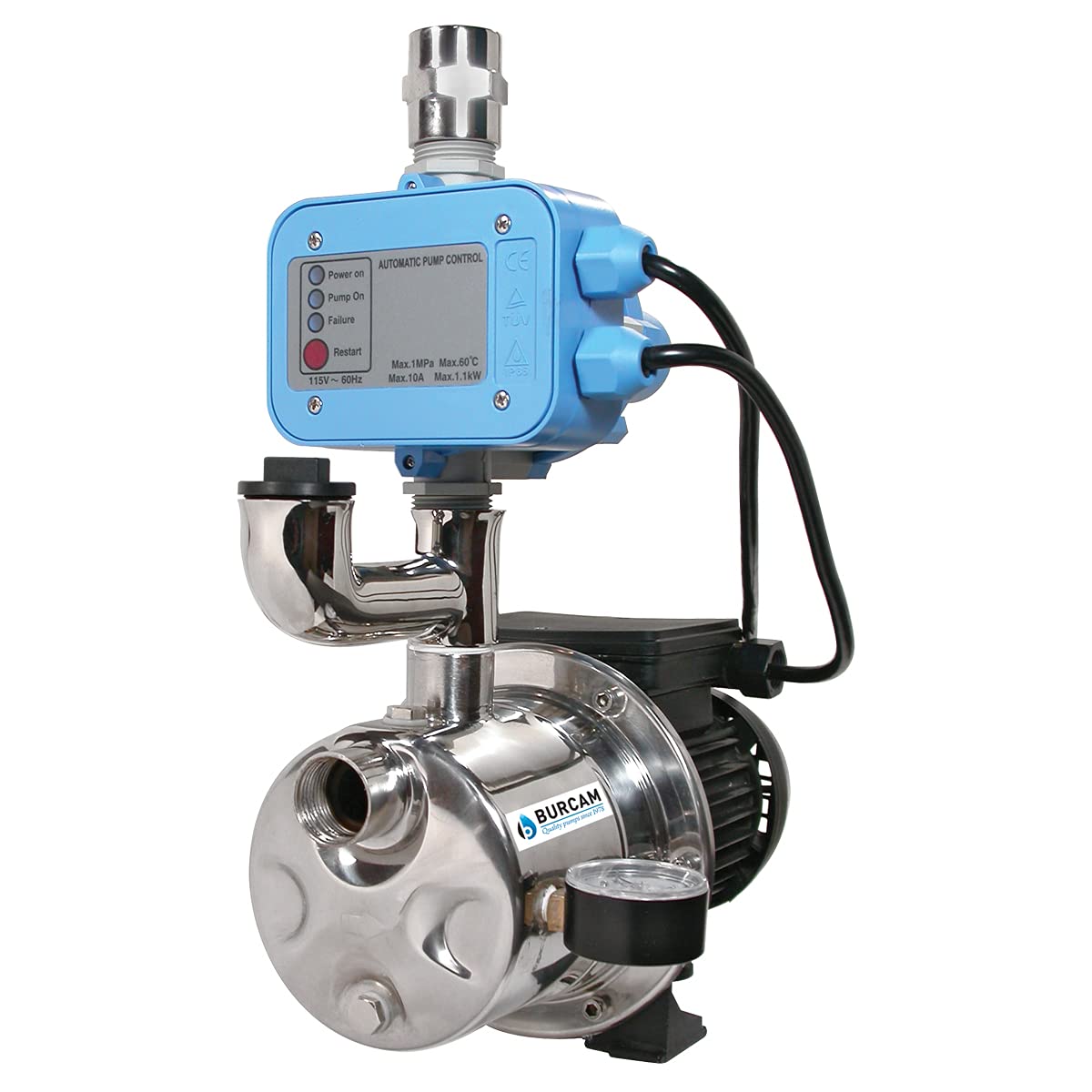 BurCam 506532SS Water Pressure Booster Pump Amazon.ca Tools & Home