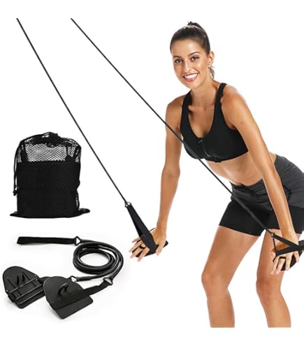 STRETCHCORDZ WITH PADDLES　セット StrechCordz with Paddles Dryland Swim Training Equipment