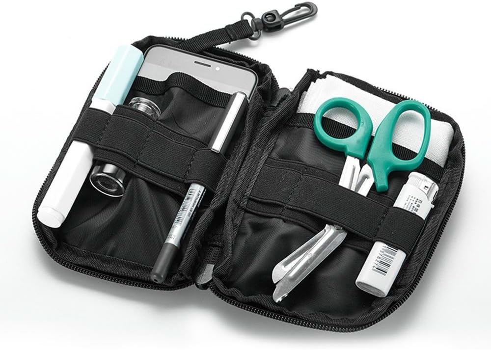 LIVIQILY Tactical Medical kit molle Accessory kit Camping First Aid Kits Medicine Storage Bag Portable Package Emergency Medical Kit Survival Medicine Pills Pocket Container Perfect (Army Green) : Sports & Outdoors
