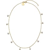 Purelei® Nani Necklace – stainless steel jewelry – Waterproof chain with charms – 13.78-15.75 inches adjustable length – Fashion jewelry for your individual look