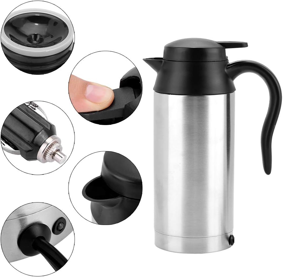 Garsent 750ml 24V Car Electric Kettle - Image 3