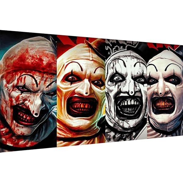 The Terrifier Art Il portachiavi Clown / Portachiavi bifacciale