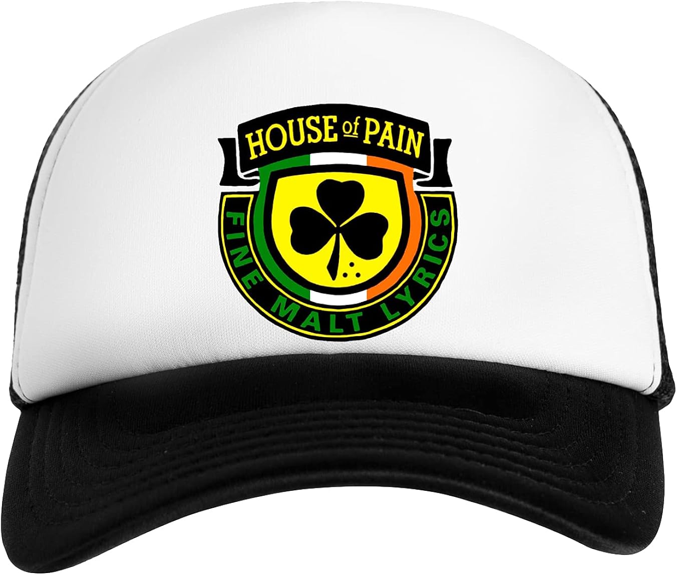 House of Pain Weiß Schwarz Unisex Kinder Baseball Cap Kids White Black