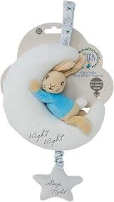 Rainbow Designs Beatrix Potter Night Musical Peter Rabbit Toy White view 1