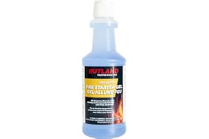 RUTLAND PRODUCTS One Match Gel Fire Starter, 16 fl. oz.