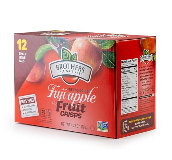 BROTHERS ALL NATURAL FREEZE DRIED FRUIT CRISPS, FUJI...