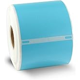 BETCKEY - Compatible DYMO 30256 (2-5/16" x 4") Replacement Shipping Labels - Compatible with Rollo, DYMO Labelwriter 450, 4XL & Zebra Desktop Printers[300 Labels, Light Blue]