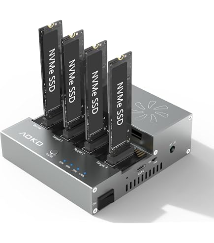 M.2 NVMe Protocole AHCI SSD Duplicateur de Disque Dur Prise en Charge M