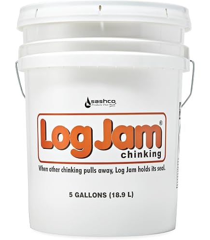 Sashco Log Jam Chinking30 oz Tubes for easy log home chinking application