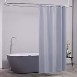 Furlinic Blue Grey Shower Curtain 120x200cm Waterproof Washable Polyester 8 view 5