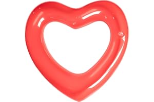 OLNIEZZL Pool Floats Adult Heart Swimming Rings Inflatable Rafts Pool Floaties Accessories Lake Water Floats Kids Beach Toys Pool Party Games for Toddlers