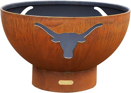 Amazon Com Fire Pit Art Long Horn Liquid Propane Fire Pit Bowl