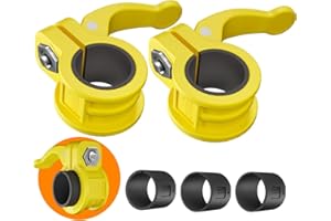 ZY-HUAN Mini Barbell Clips 1 inch I Multi-Size Adjustable Barbell Collar I 1 inch Barbell ClampsIQuick Release Weight Clips Pair of Locking for Dumbbell Bar