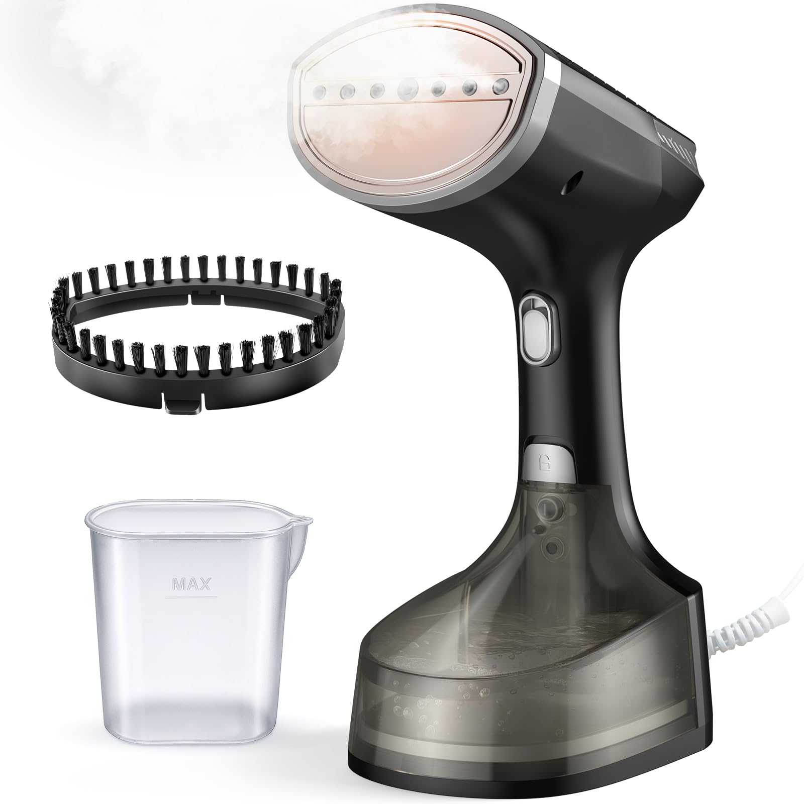 Photo 1 of Steamer for Clothes, 1600W Handheld Clothes Steamer with 300ml Tank, 10S Ultra-Fast Heat-up Portable Garment Steamer Ideal for All Fabrics, Strong Penetrating Steam Wrinkle Remover for Home, Travel