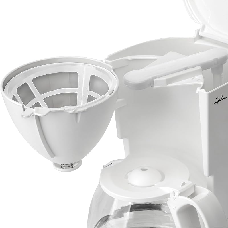 JECA1752 - Cafetera de Goteo Eléctrica 8 Tazas, Jarra de Cristal 750 ml, Filtro Permanente con Cuchara Dosificadora, Placa Calefactora, Apagado Automático, 650 W