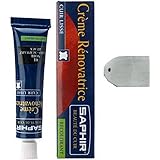 [サフィール] 皮革製品のキズと色褪せを補修する レノベイティングカラー補修クリーム 25ml 靴 バッグ ジャケット レザー 着色