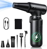 ONEWAY Compressed Air Duster 150000RPM LED Light 3 Gear Rechargeable