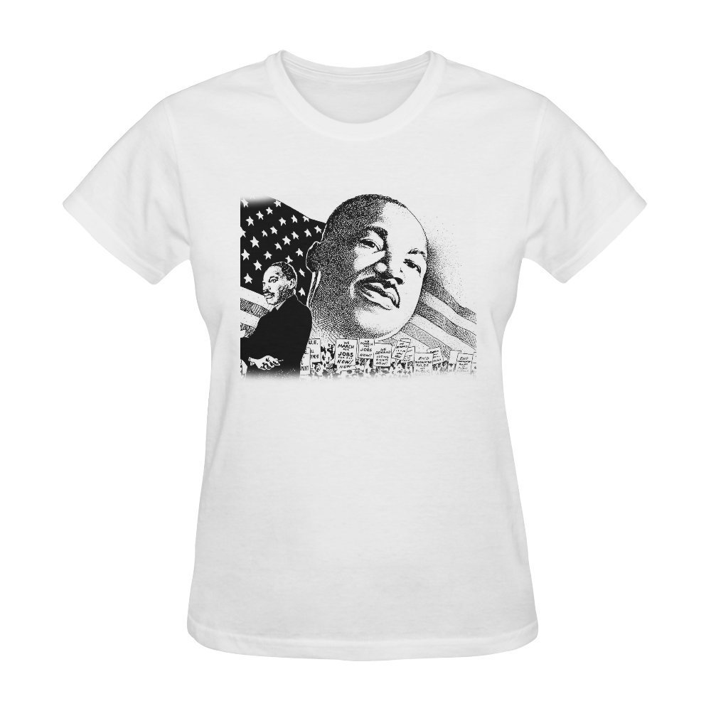 Arnoldo Blacksjd Womens Martin Luther King Jr Graphic T -